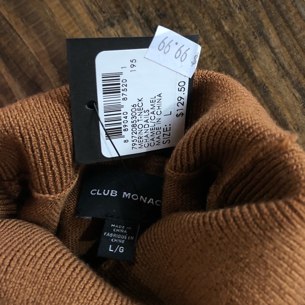 Club Monaco turtleneck BRAND NEW